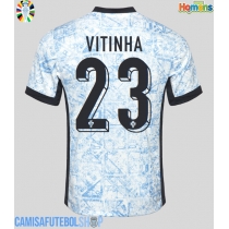 Camisa de time de futebol Portugal Vitinha #23 Replicas 2º Equipamento Europeu 2024 Manga Curta